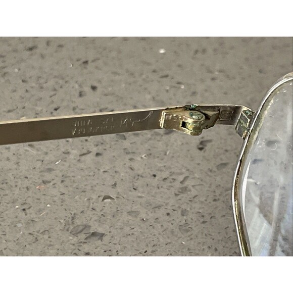 Vintage Universal Eyeglass Frames ONLY 1/30 10K RGP Silver 145 Full rim - Picture 8 of 13